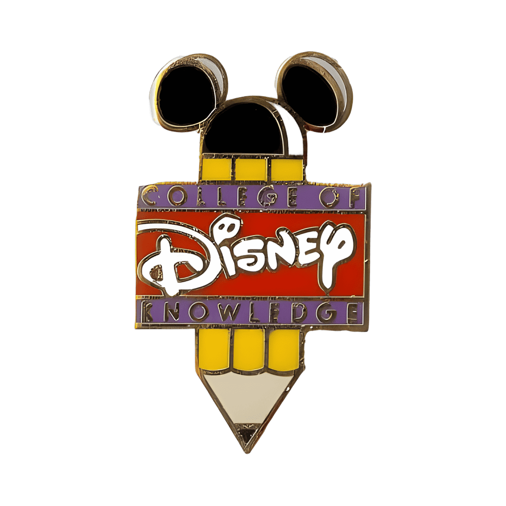 Pencil with Purple Disney pin