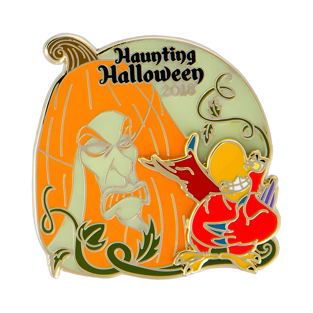 Jafar Pumpkin & Iago Disney pin