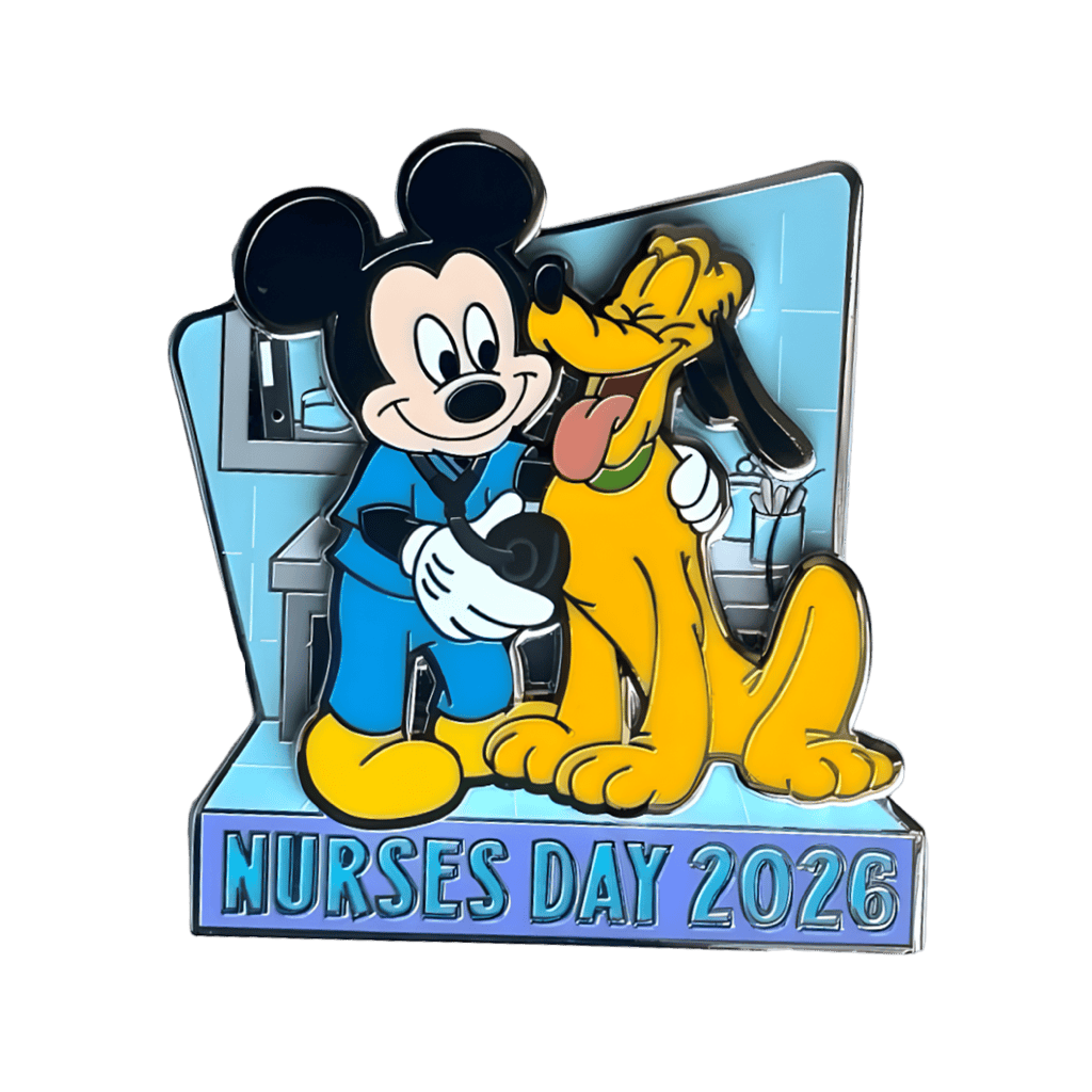 Mickey Mouse and Pluto Nurse’s Day 2026 Disney pin