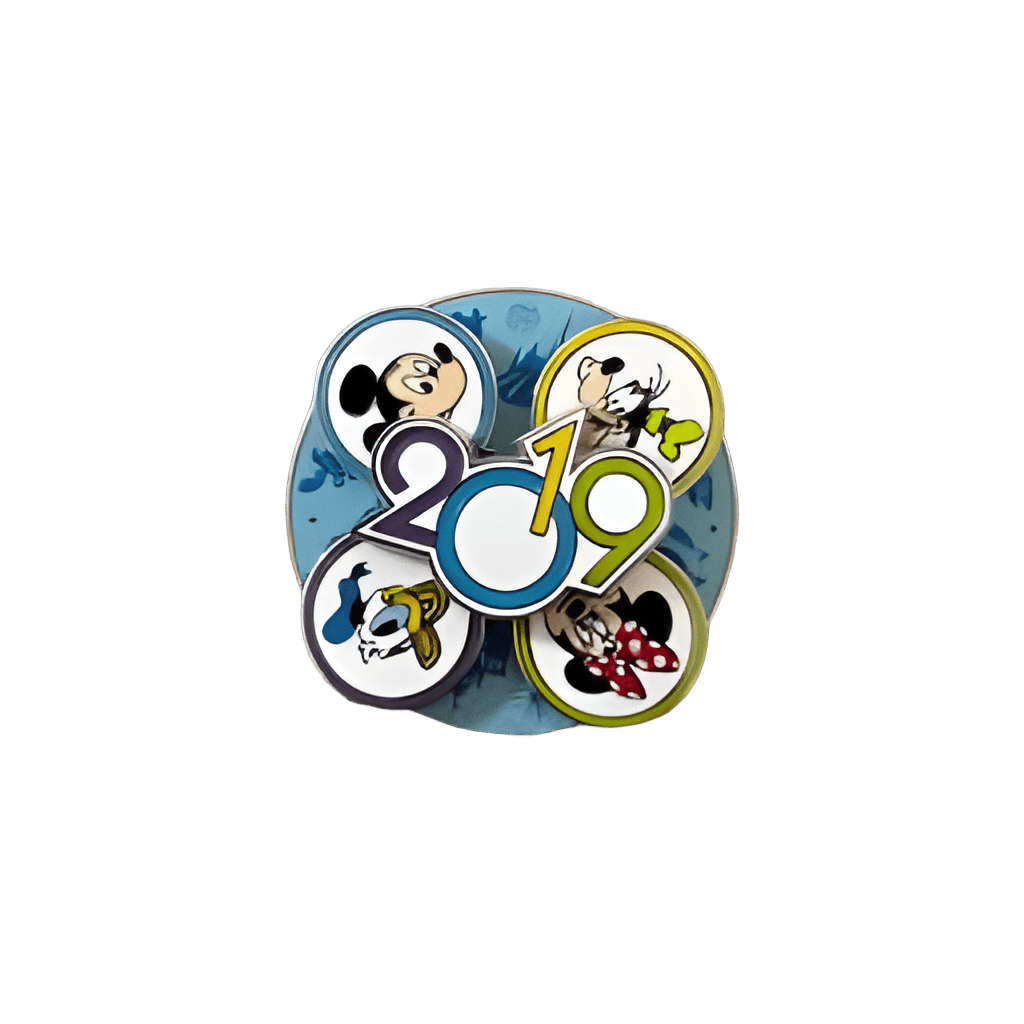 Disneyland Dated Spinner Disney pin