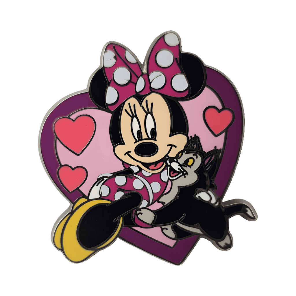 2015 Set — Minnie Mouse & Figaro Hearts Disney pin
