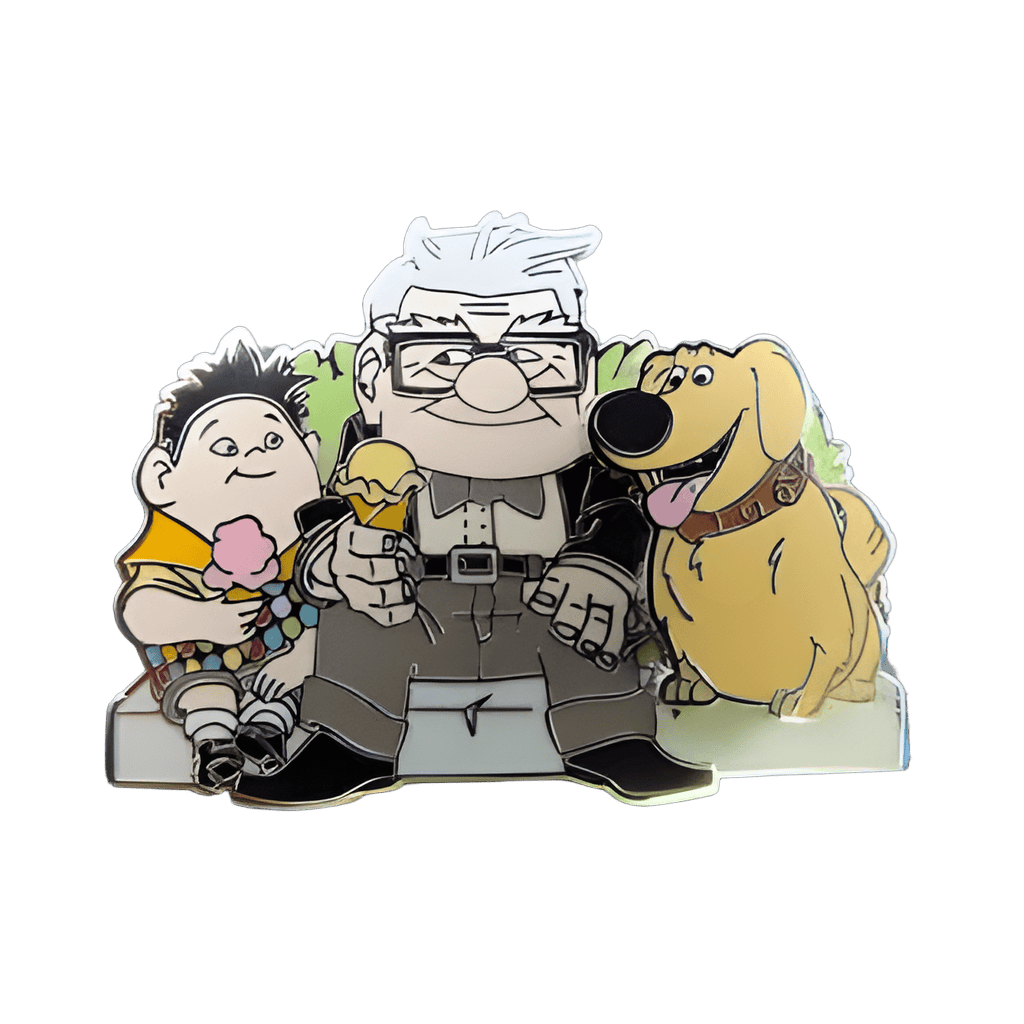 Russell and Carl and Dug Sidewalk Ice Cream Disney pin