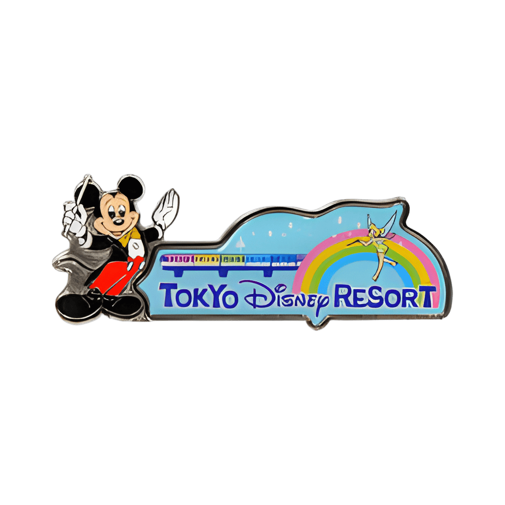 Tokyo Disney Resort - Mickey Mouse, Tinker Bell, Monorail Disney pin