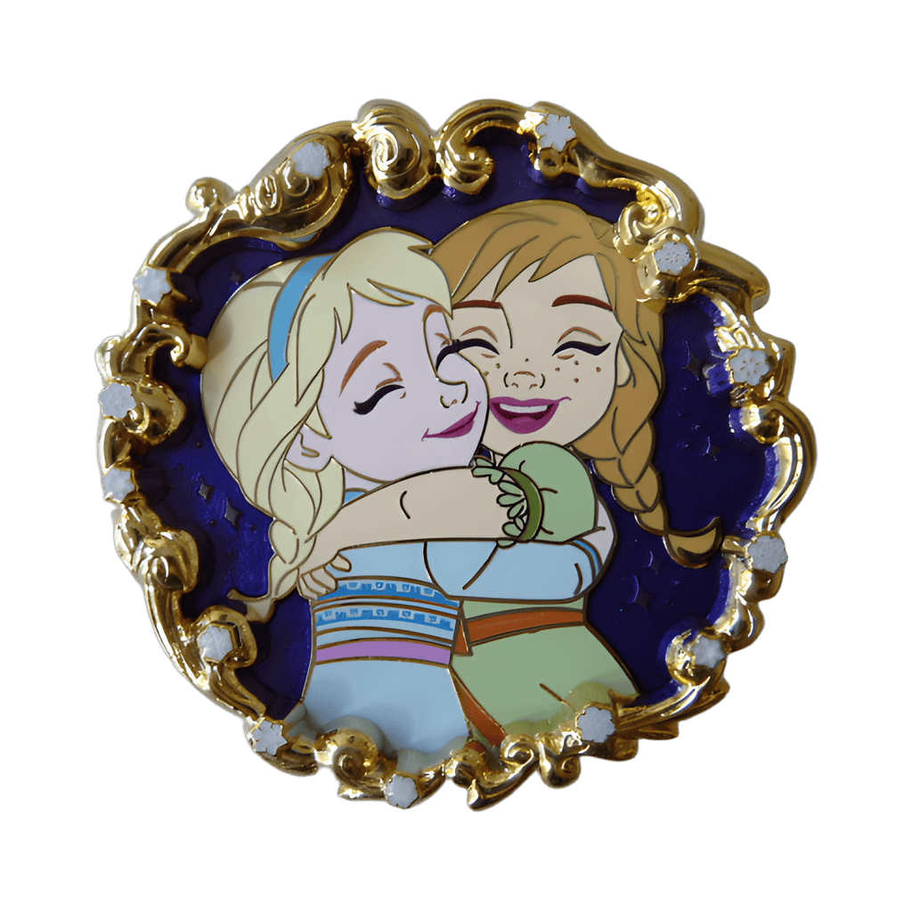Young Elsa & Anna Disney pin