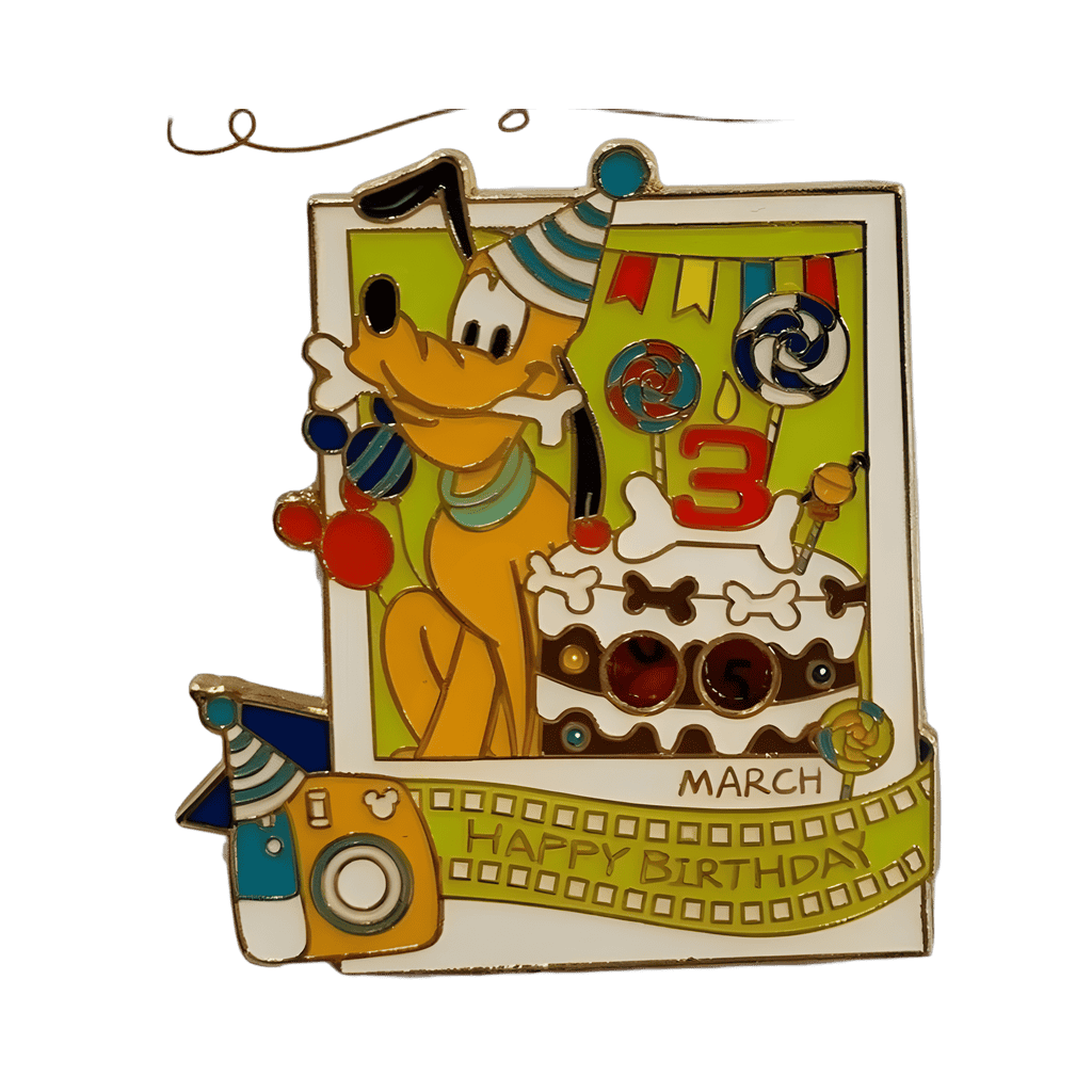 March - Pluto Disney pin