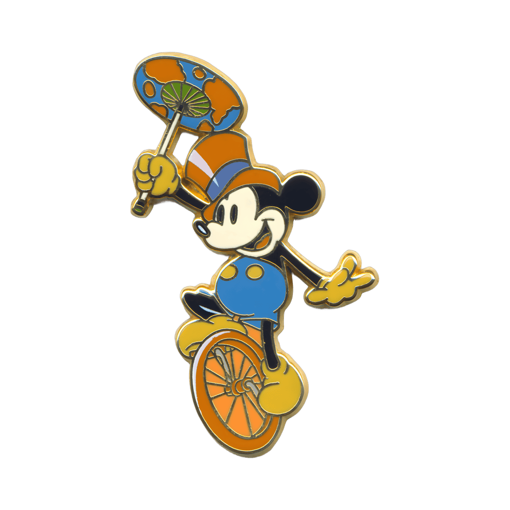 Mickey Riding a Unicycle Disney pin