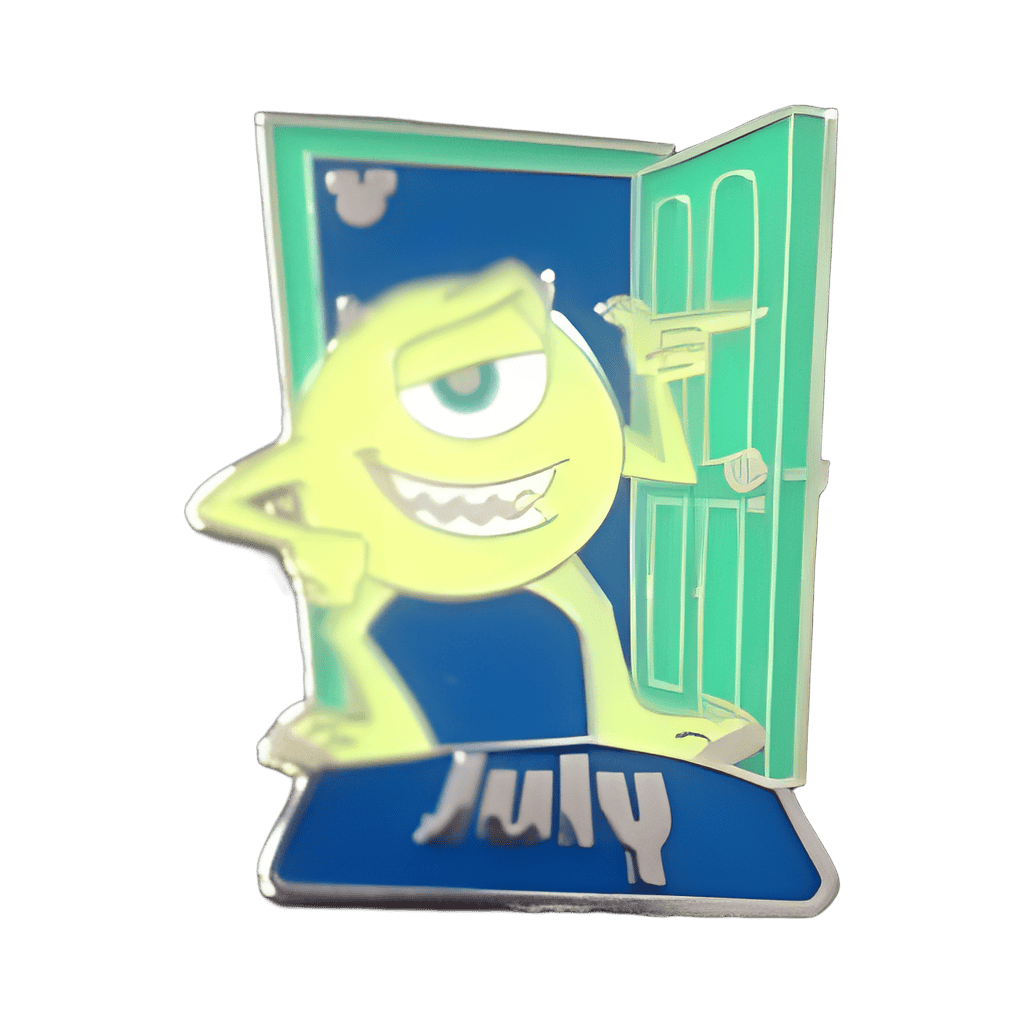 Mike Wazowski Doorway - July Disney pin