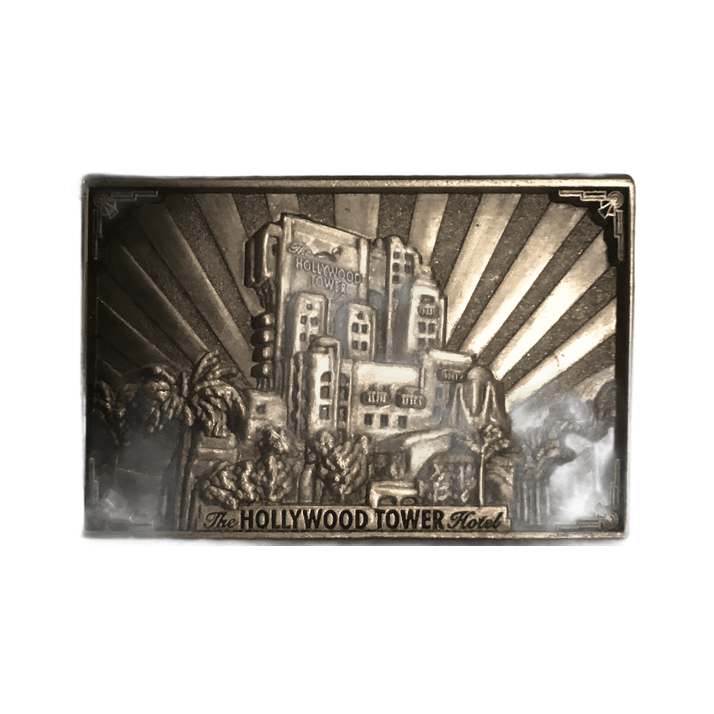 Hollywood Tower Hotel Relief Disney pin