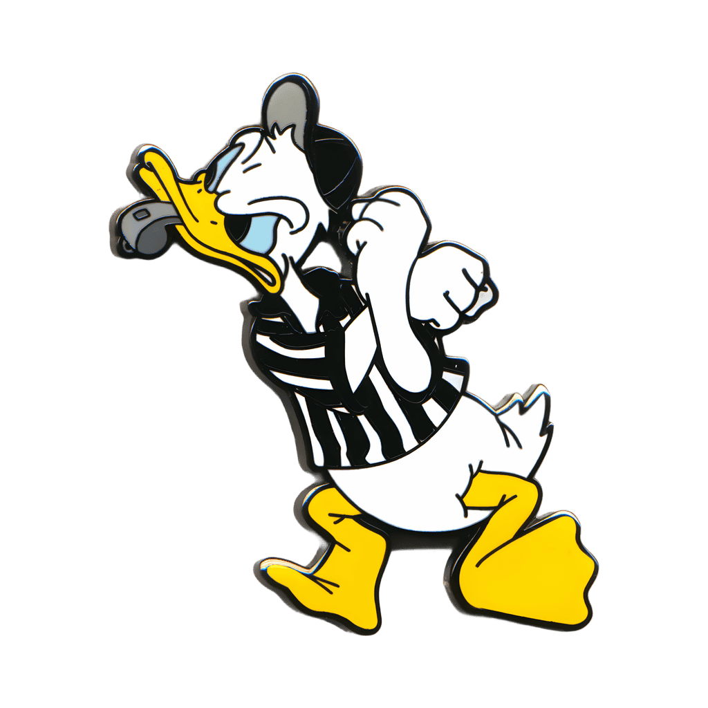 Referee Donald Duck Disney pin