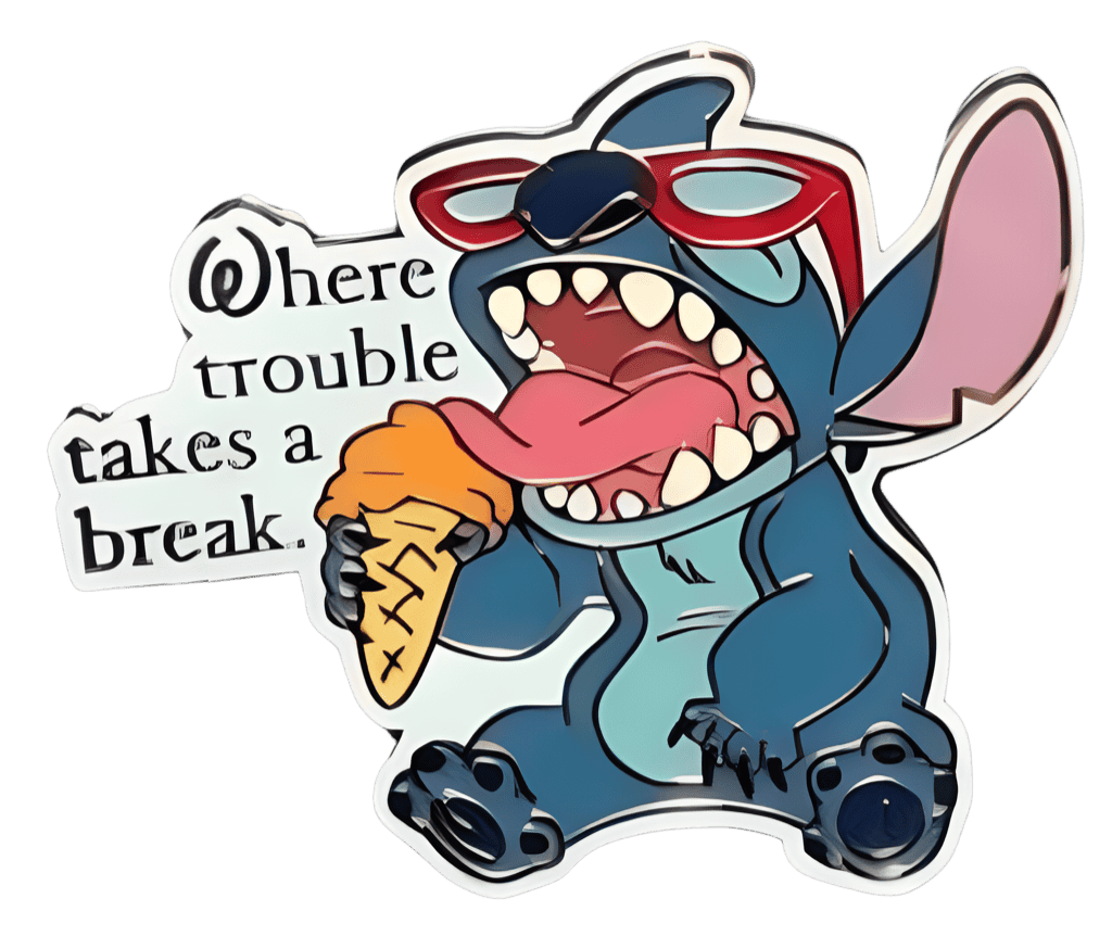 Stitch - Where Trouble Takes A Break Disney pin