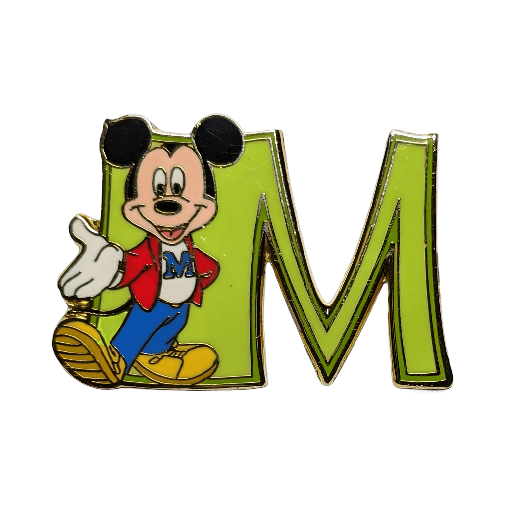 M for Mickey Disney pin