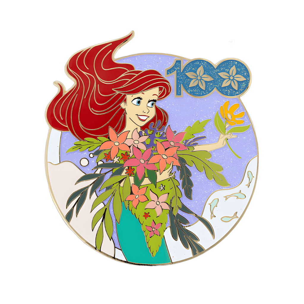 Ariel with Sea Flowers Disney pin