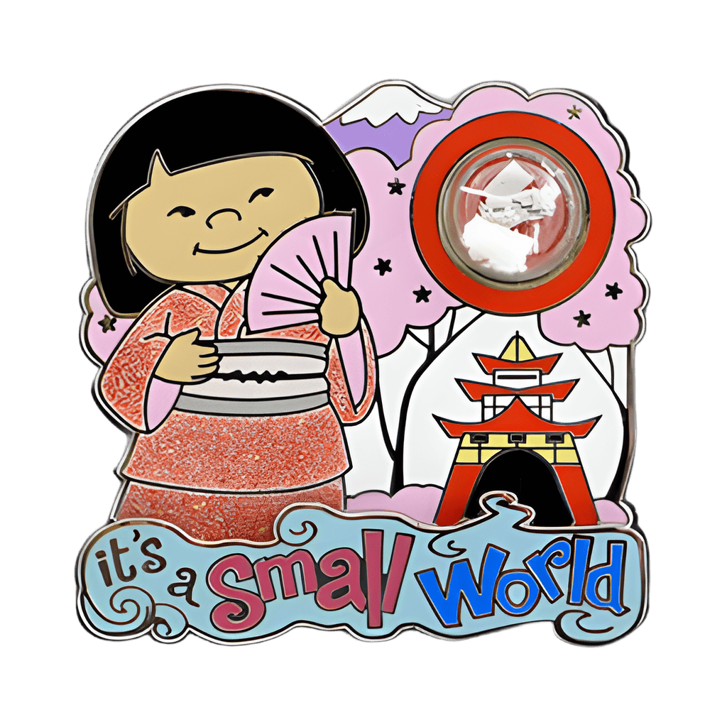 it's a small world - Doll from Japan Disney pin