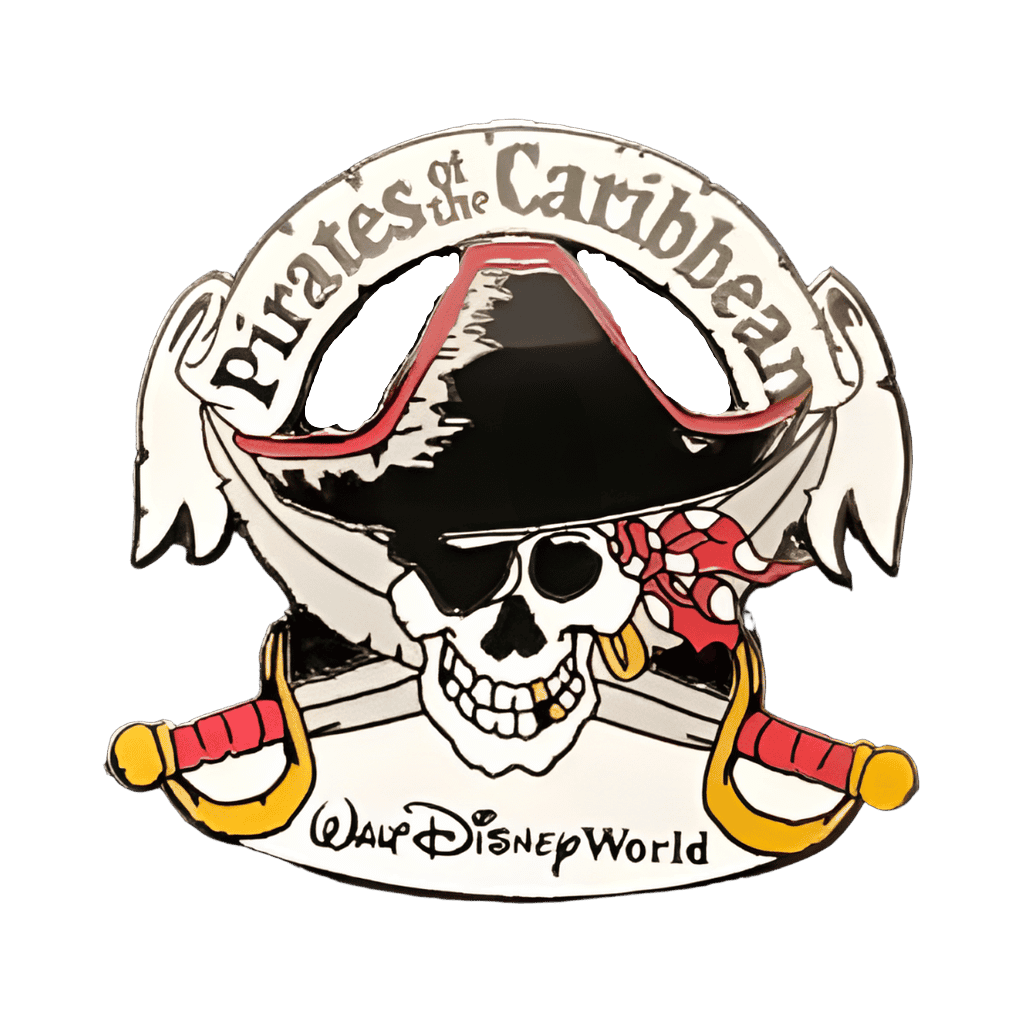 Pirates of the Caribbean (White Banner) Disney pin