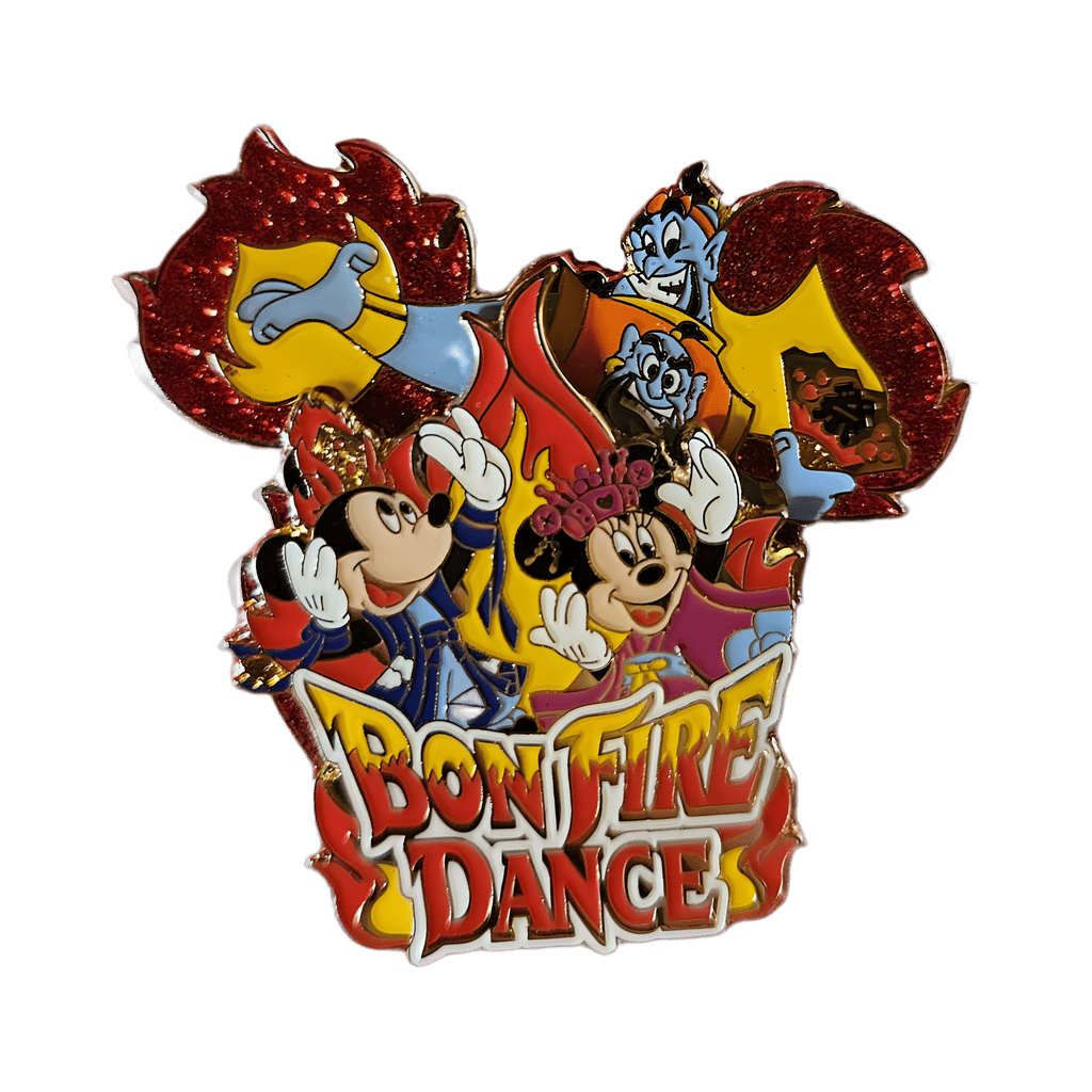 Bon Fire Dance 2009 - Mickey, Minnie & Genie Disney pin