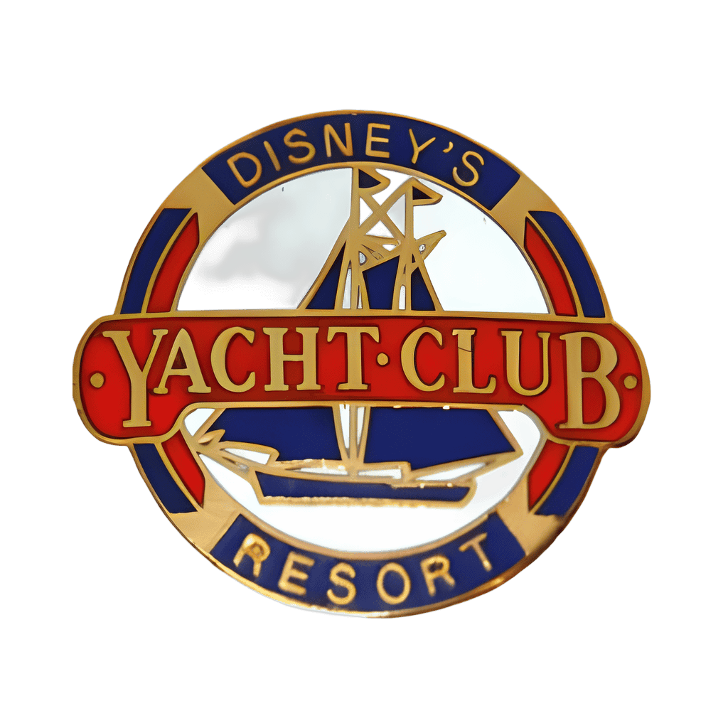 Disney's Yacht Club Resort - Round Sailboat Logo Disney pin