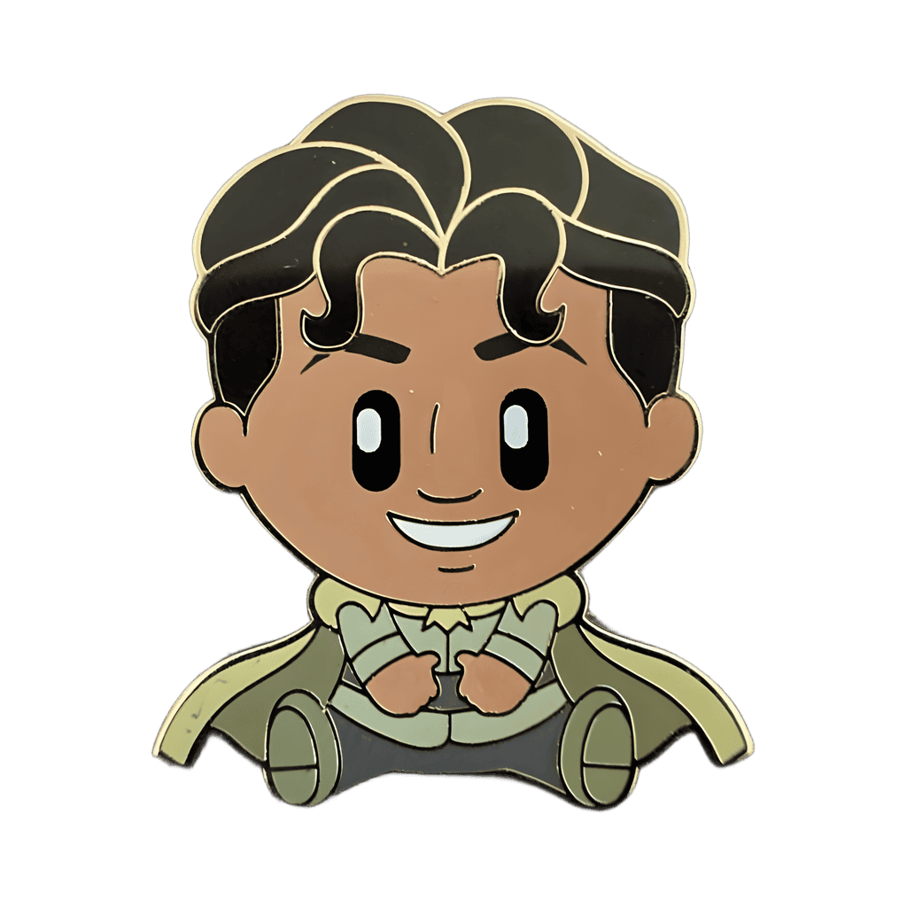 Cape Wearing Naveen Disney pin