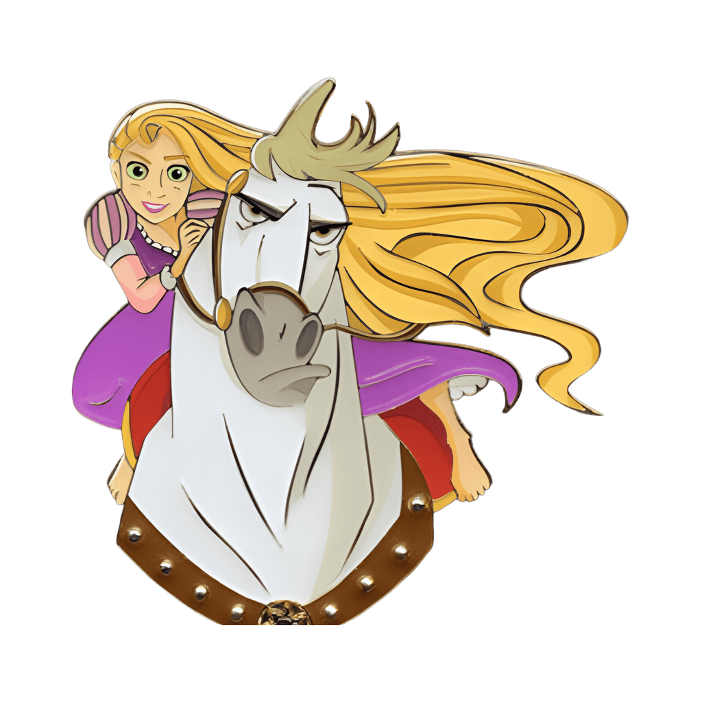 Rapunzel and Maximus Disney pin