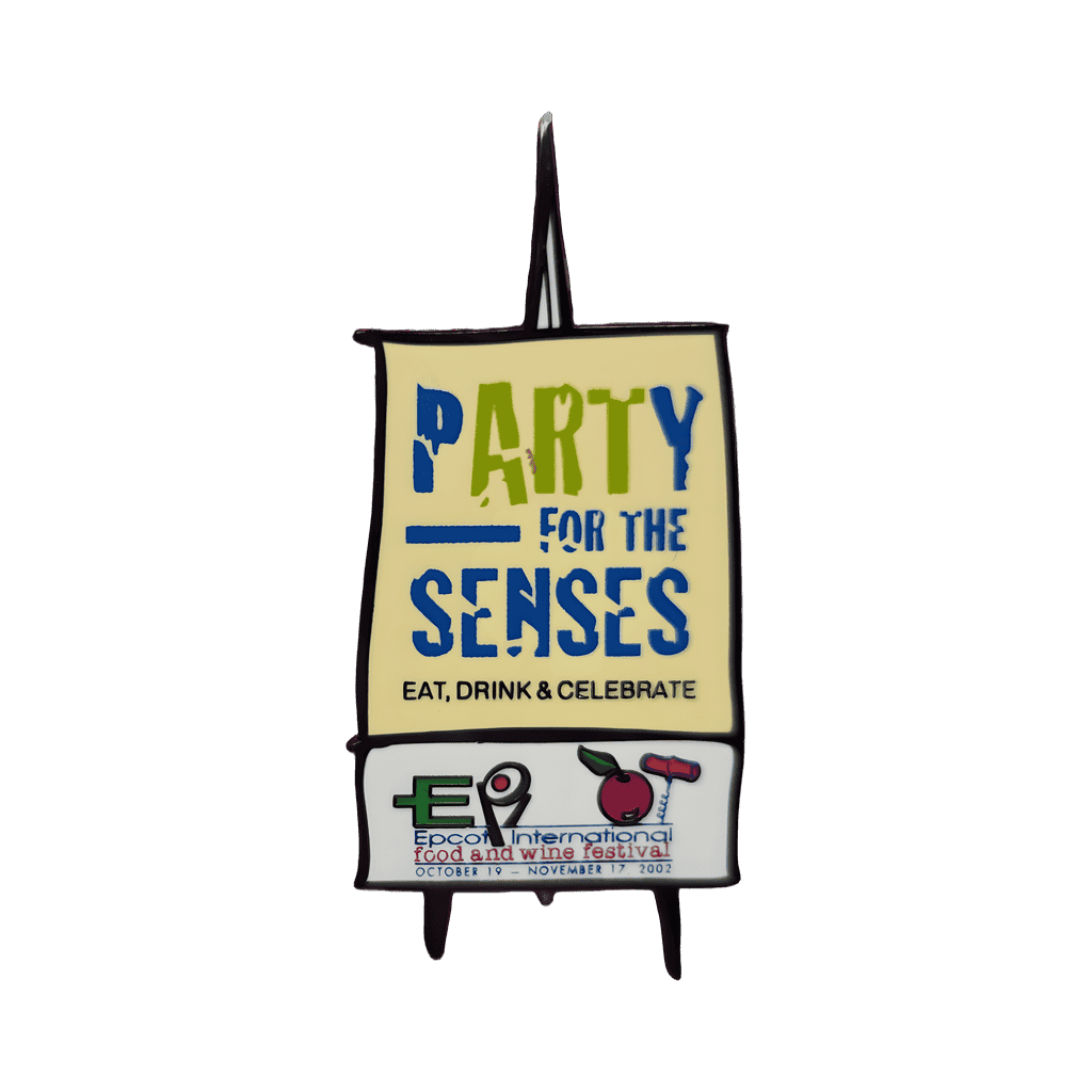 Party for the Senses — Eat, Drink & Celebrate (Error Version) Disney pin