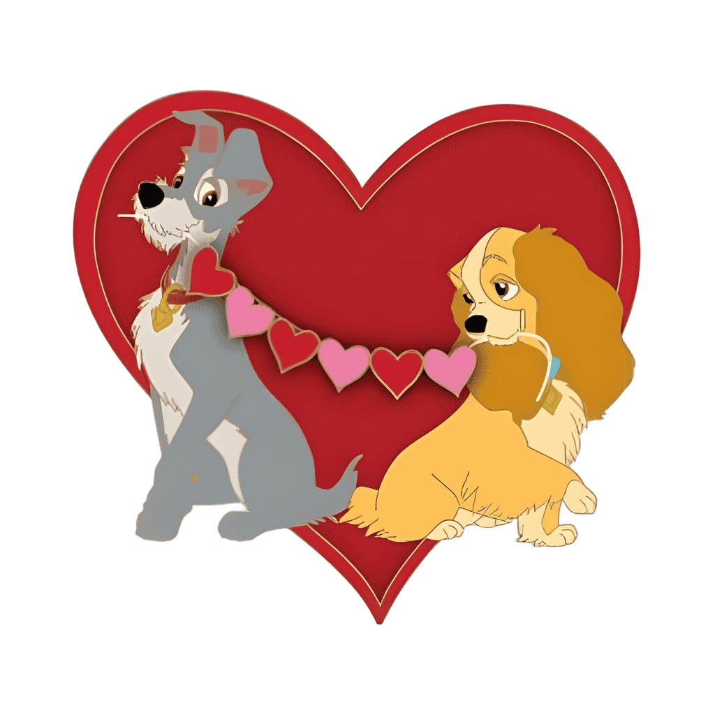 Lady and the Tramp Disney pin