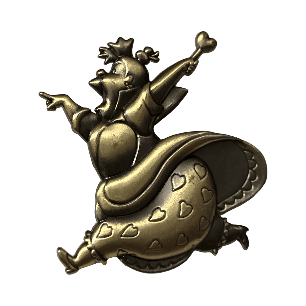 Queen of Hearts pewter Disney pin