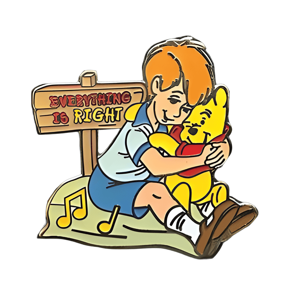 Everything is right - Christopher Robin and Pooh, #60 Disney pin