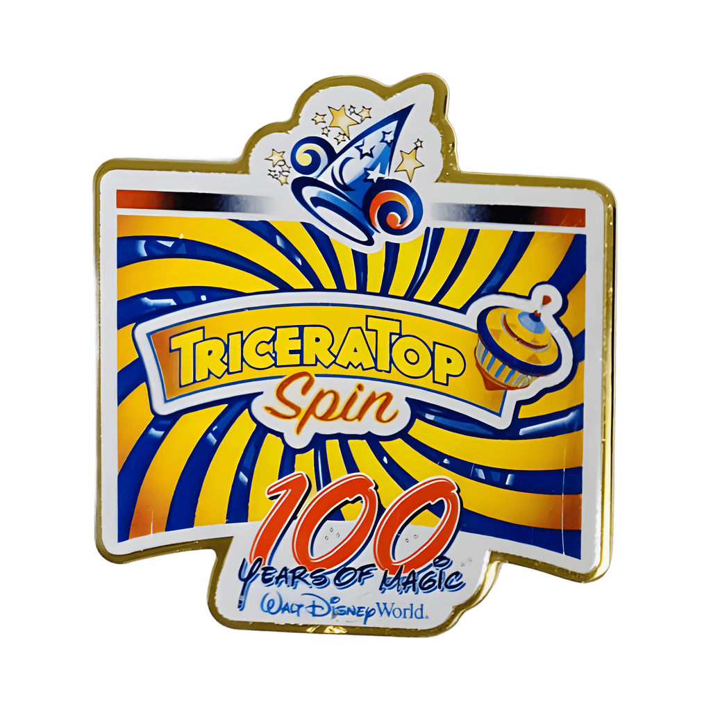 TriceraTop Spin Disney pin