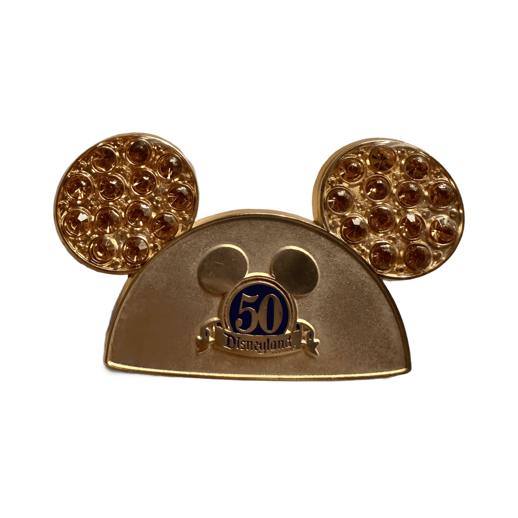 50th Golden Mickey Ears Disney pin