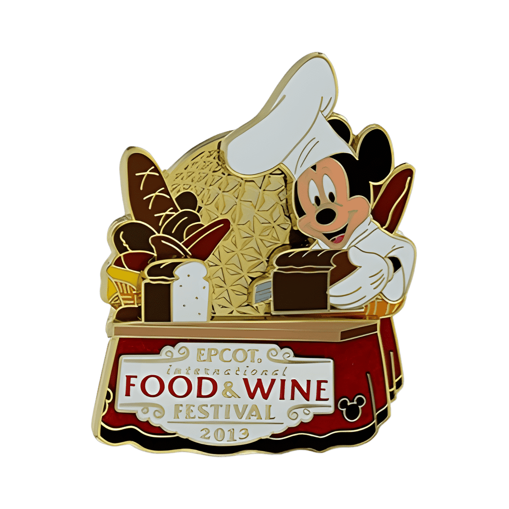 2013 - Chef Mickey Baking Bread Loaf Disney pin