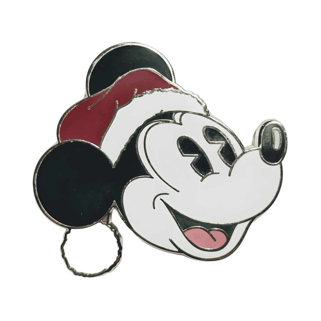 Mickey in Santa hat Disney pin