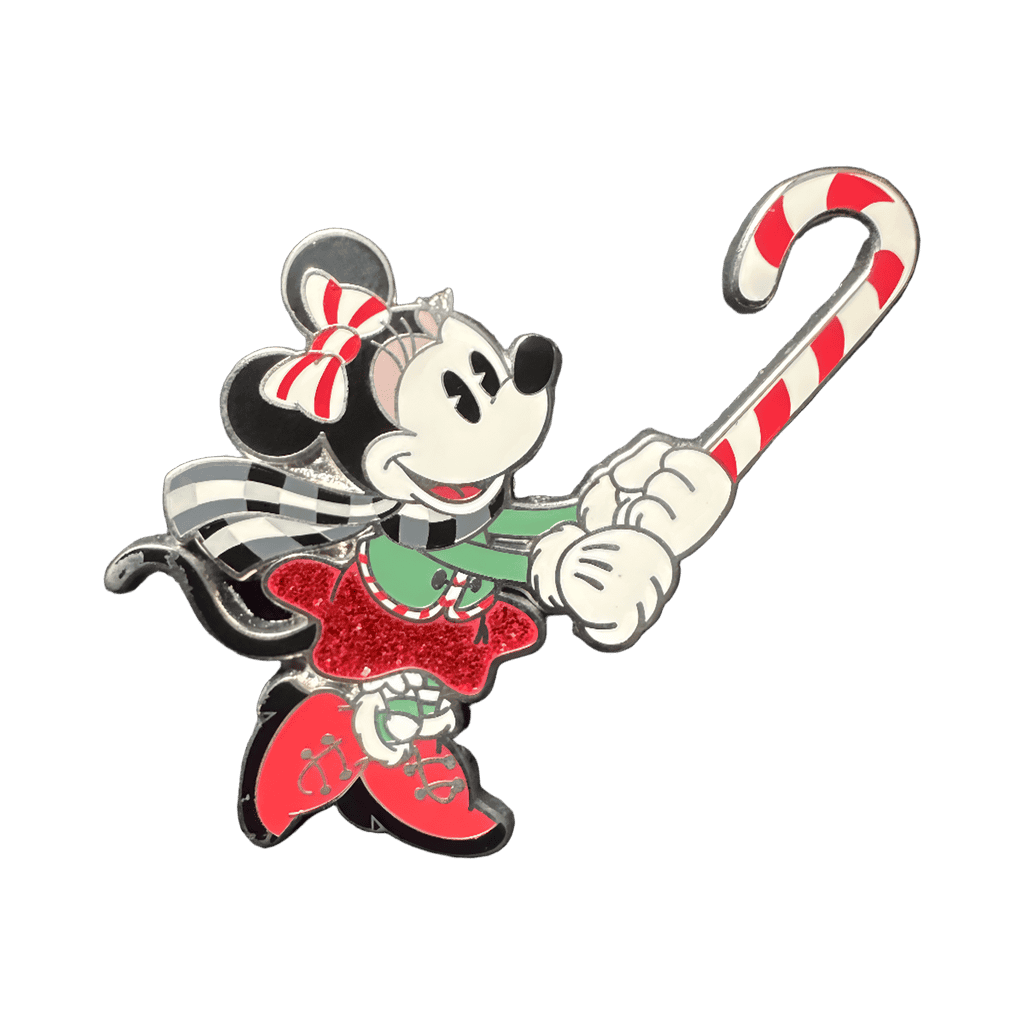 Candy Cane Minnie Disney pin
