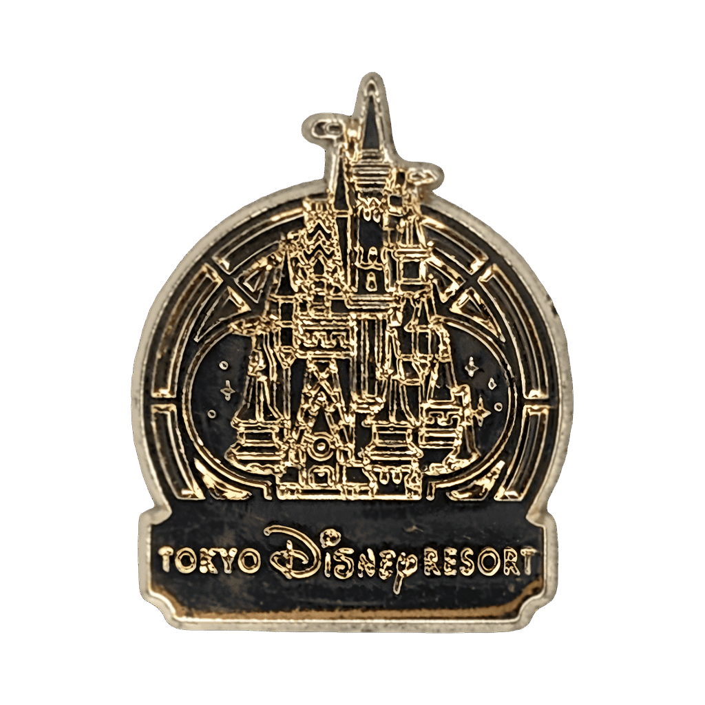Tokyo Disney Resort - Gold Cinderella Castle Disney pin