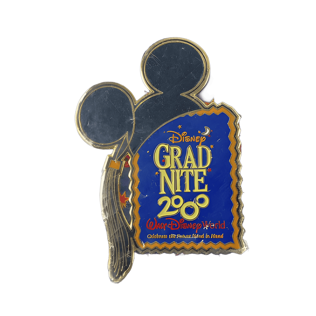 Grad Nite 2000 Certificate with ears Disney pin