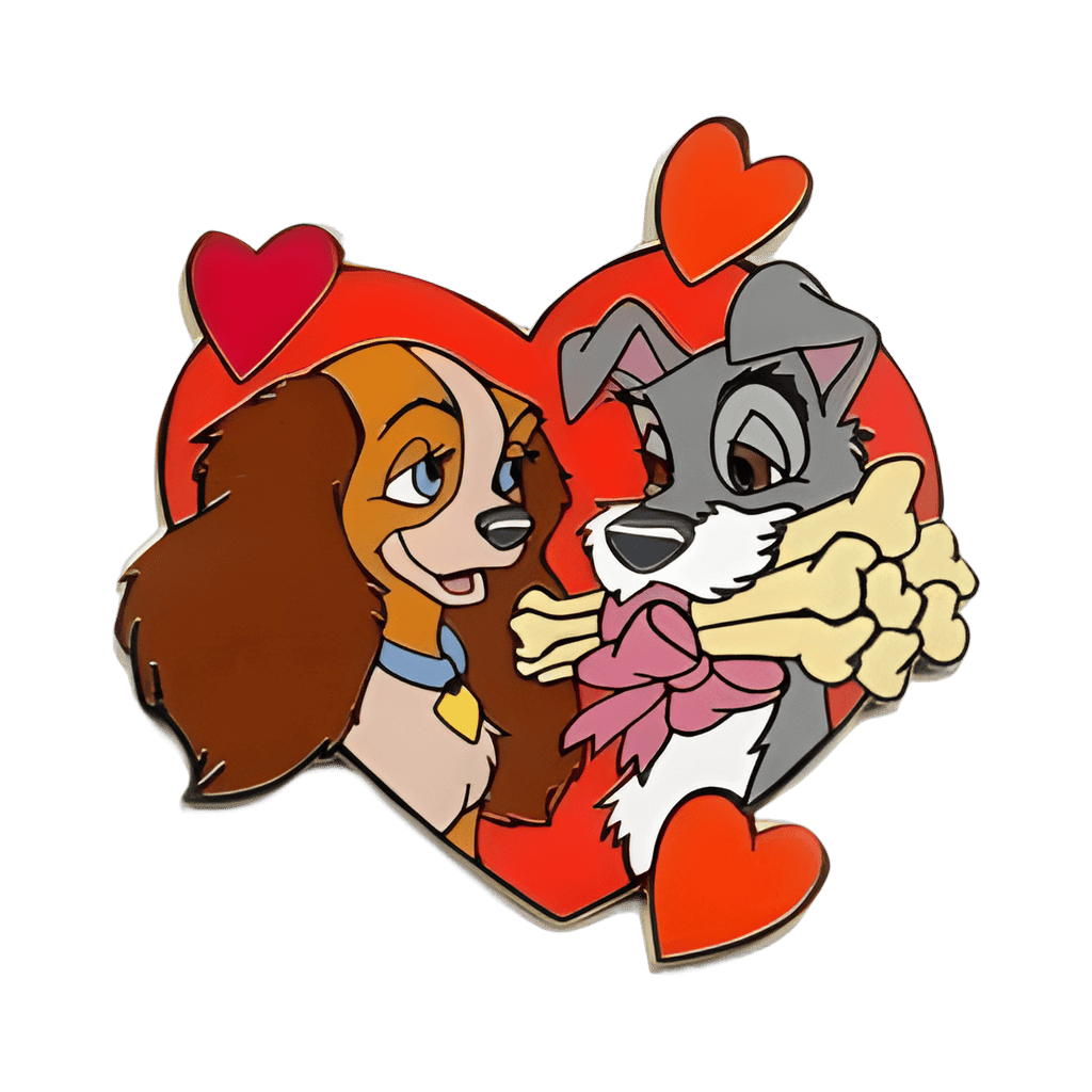 Lady and Tramp Disney pin