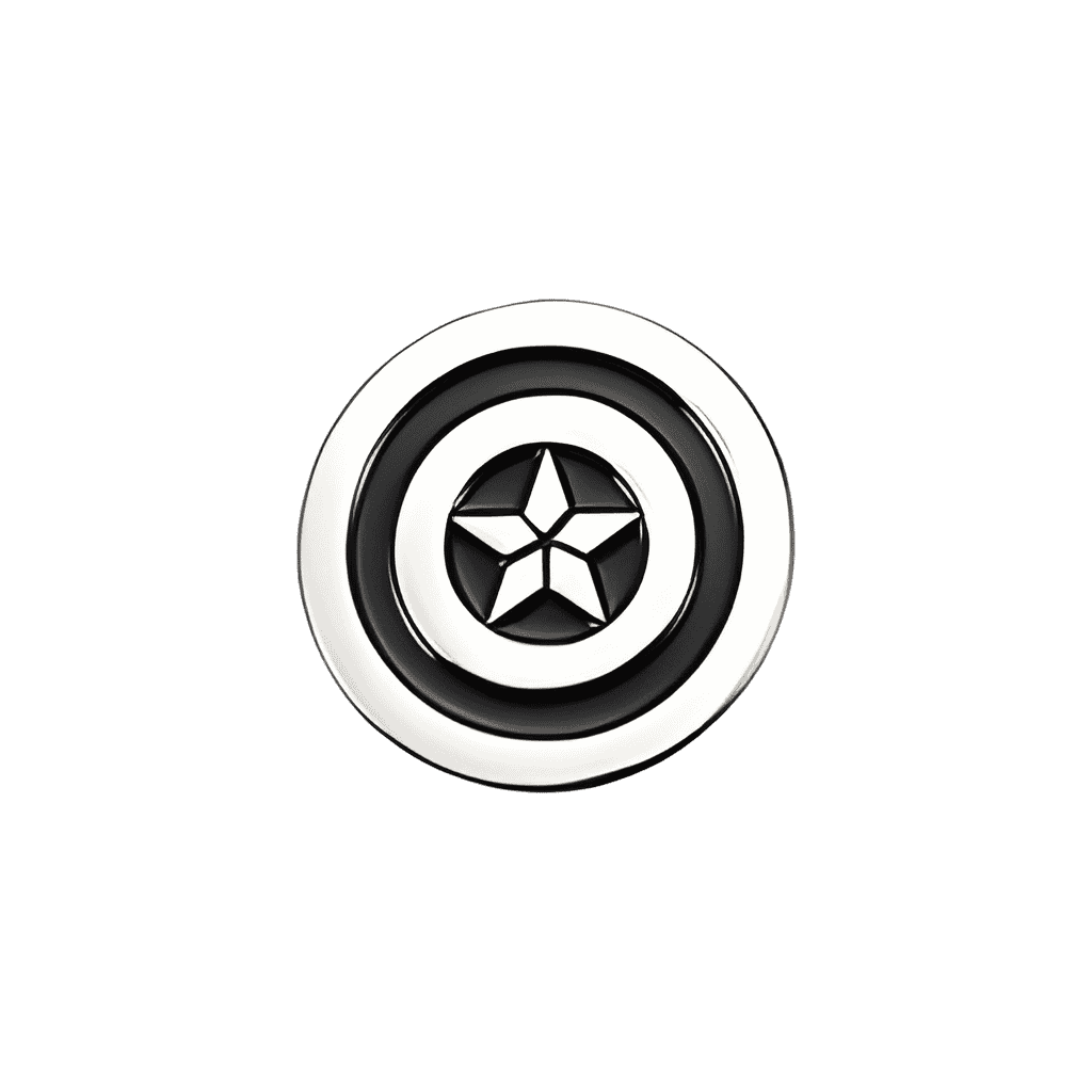 Captain America Shield Disney pin