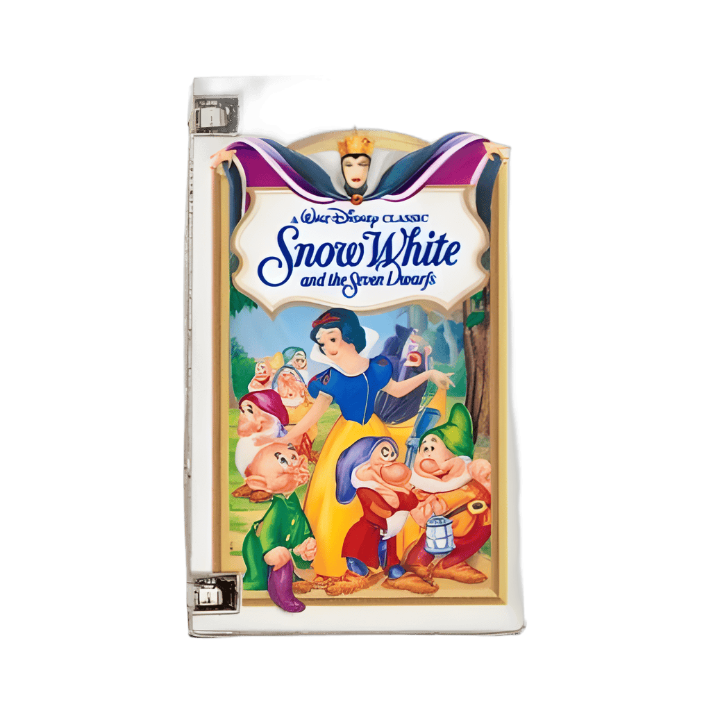 Snow White and the Seven Dwarfs Set - VHS Case Disney pin