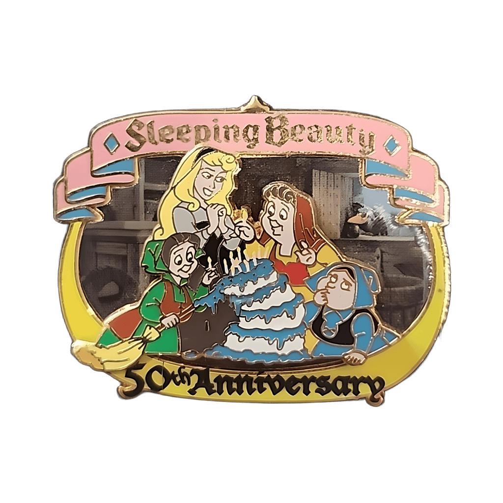 Briar Rose with Fairies and wonky cake Disney pin