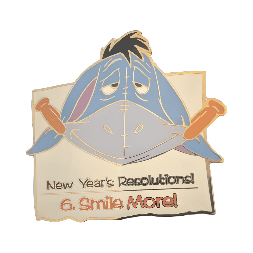 Smile More - Eeyore Disney pin