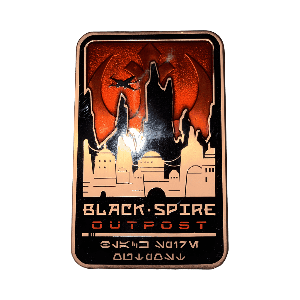 Star Wars Galaxy's Edge Black Spire Outpost Pin Disney pin