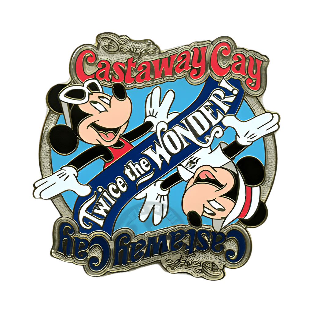 DCL - Castaway Cay Mickey Twice the Wonder Disney pin