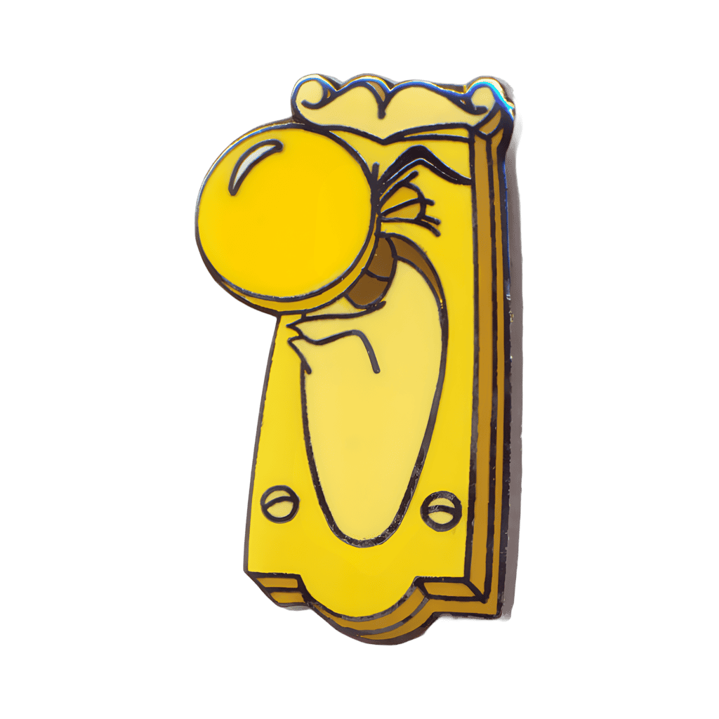 Wincing Disney pin