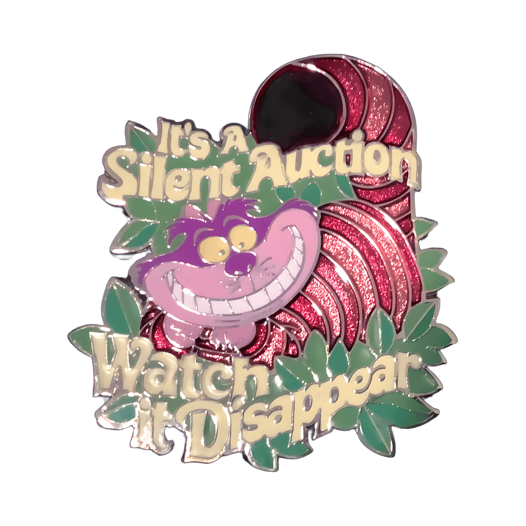 Silent Auction Exclusive Cheshire Cat Disney pin