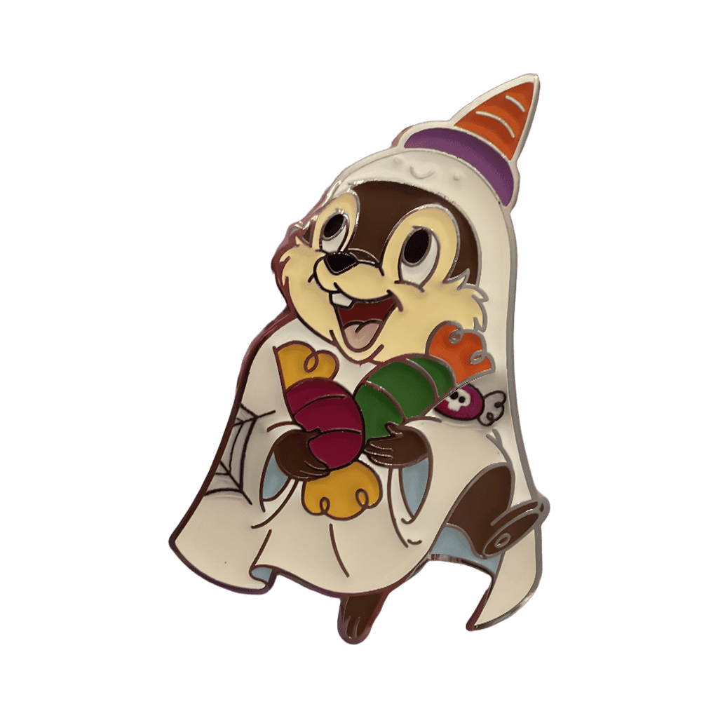 Chip in ghost costume Disney pin