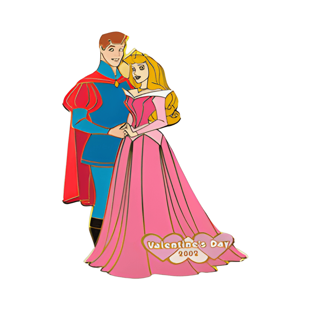 Princess Aurora and Prince Phillip Disney pin