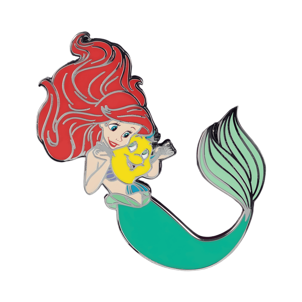 Ariel and Flounder Disney pin