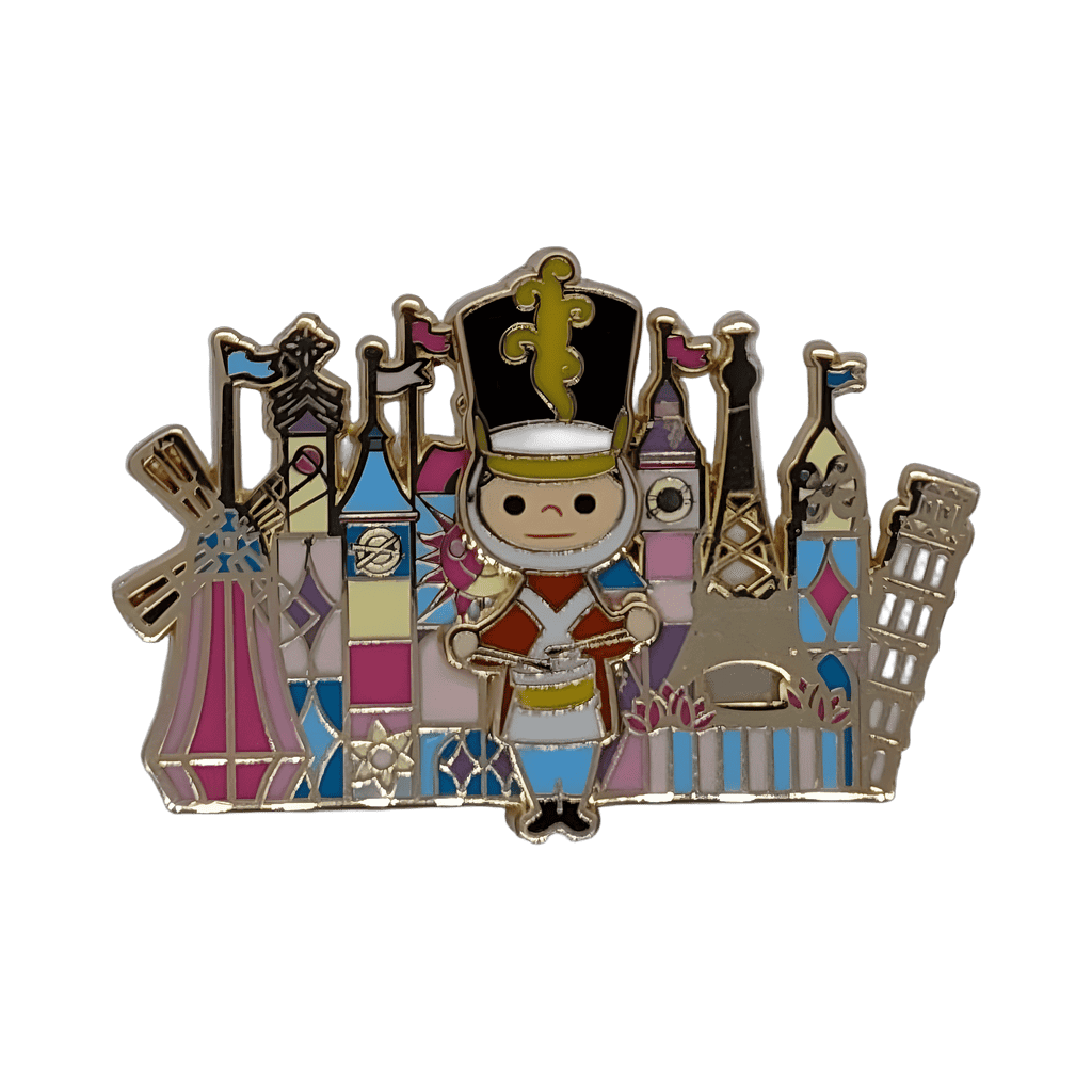 Drumming Soldier Doll and Facade Disney pin