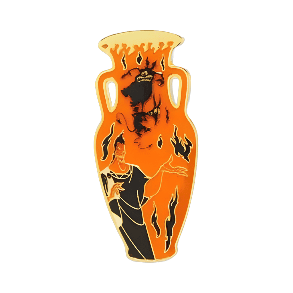 Hades with Pain and Panic Disney pin