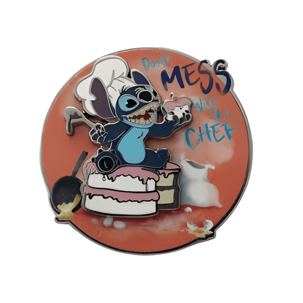 Don't Mess with the Chef — Stitch Disney pin