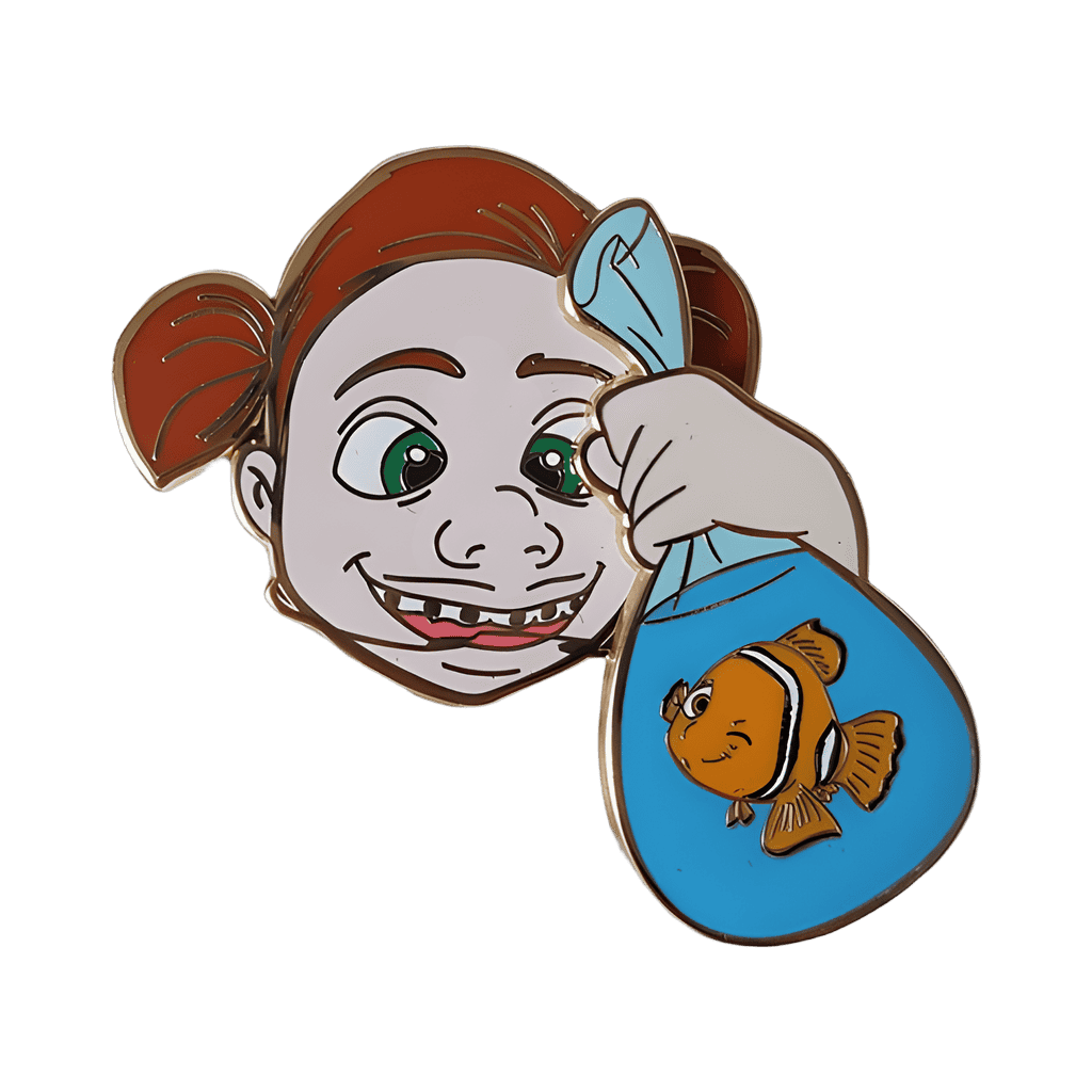 Darla and Nemo Disney pin
