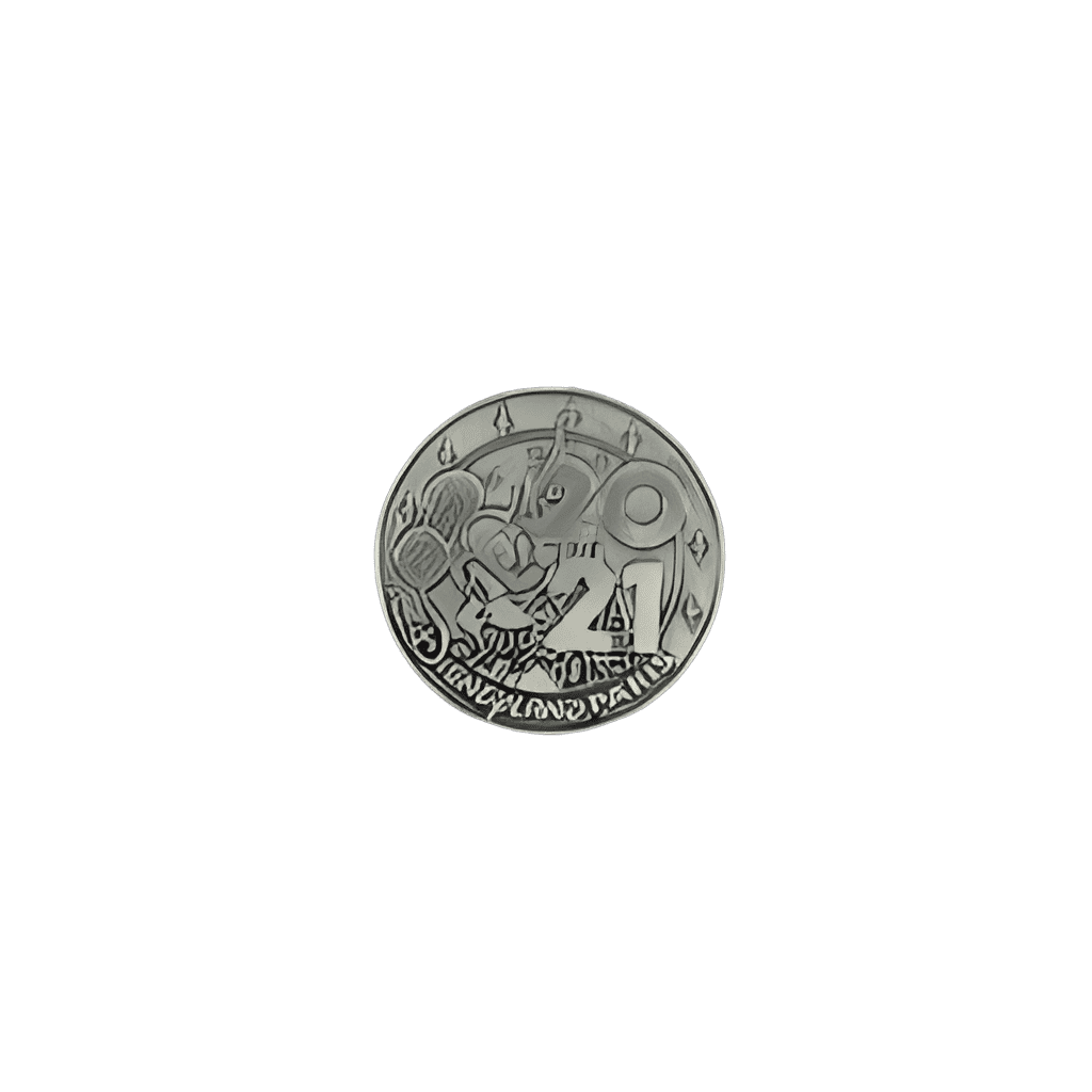 Mickey Brass Coin Disney pin